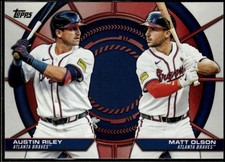2025 Topps Baseball Austin Riley Matt Olson Dynamic Duals #DD-17 Atlanta Braves