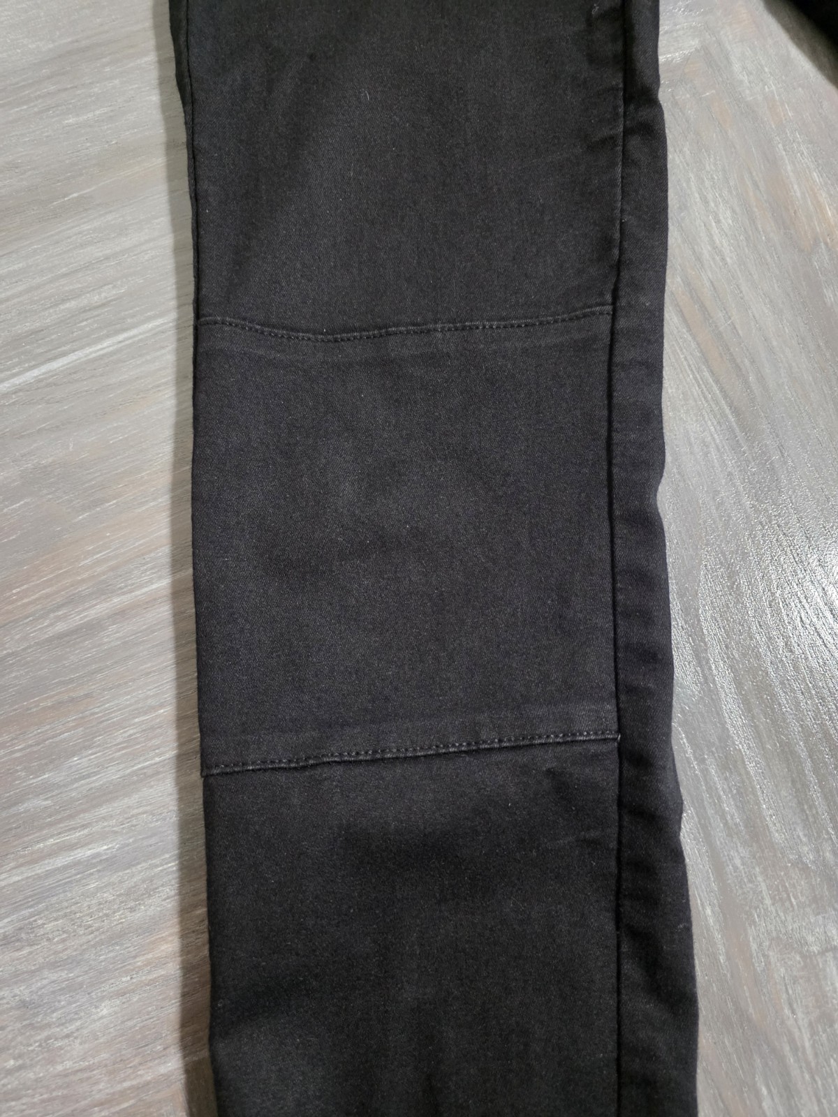 Zara Basic Black Denim Pants - image 6