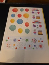 Mrs Grossman's Party Themed Sticker Lot