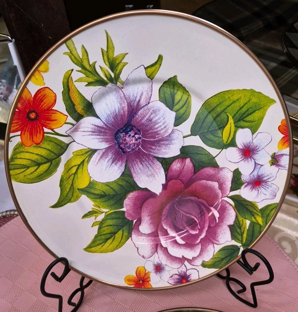 MacKenzie-Childs 珐琅餐具盘| eBay