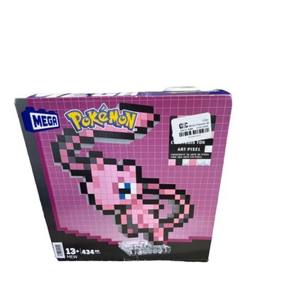 MEGA Pokémon Mew Art Pixel Building Set 434 Pieces Display Stand Included