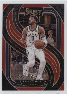 2024-25 Panini Select Premier Level Red Prizm 121/199 Tyrese Haliburton #165 1aj