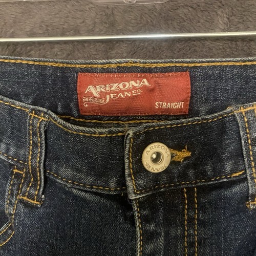 NWT Boy's ARIZONA JEAN CO. STRAIGHT FLEX DENIM JEANS size 18Reg. Patches Blue - Picture 3 of 11