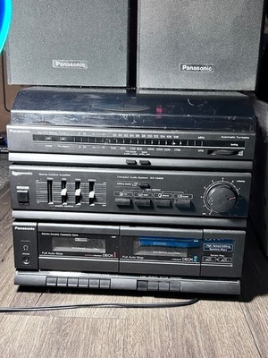 Panasonic SG-HM09 Turntable Record Player/Cassette-FM/AM Stereo w