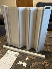 BabyDan Guard Me Auto Foldable Compact 55-89cm Folding Safety Stair Gate White