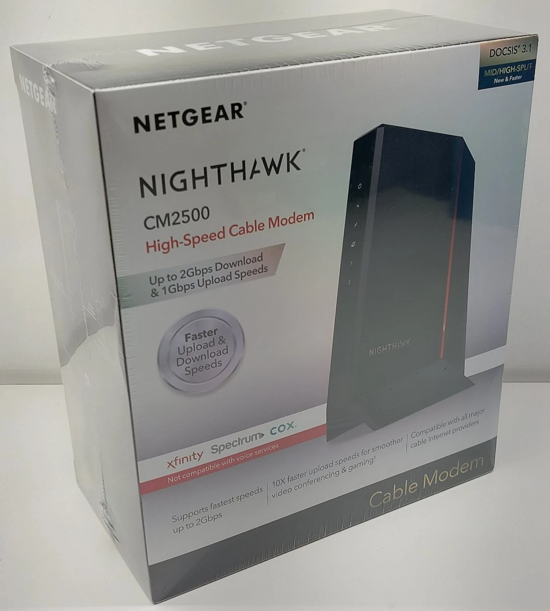 NETGEAR Nighthawk CM2500 DOCSIS 3.1 Cable Modem - Thumbnail 2