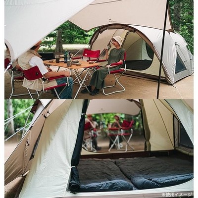 Snow Peak Land Nest Dome M Tent SDE-260 Easy Setup for 3-4 Person