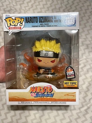 Funko Pop! Naruto Uzumaki As Nine Tails Naruto Shippuden 1233 LA Comic Con 2022