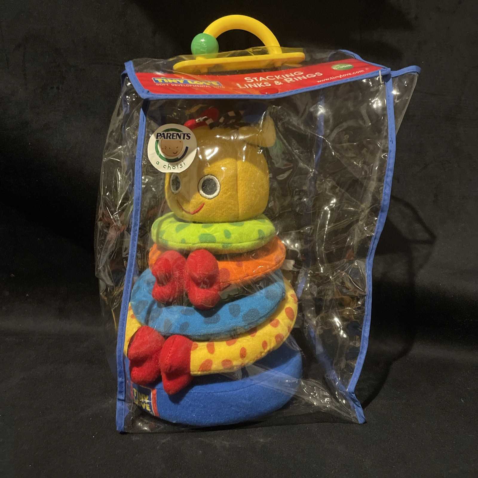 Vintage Rare Tiny Love Stacking Rings Toy Rarely Used Baby Einstein