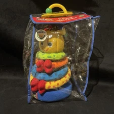 Vintage Rare Tiny Love Stacking Rings Toy Rarely Used Baby Einstein