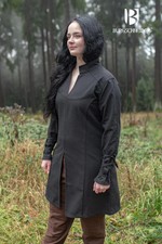 Burgschneider - Tunic Theresa Black medieval  fantasy costume