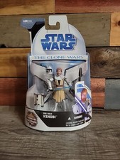 2008 Hasbro Star Wars The Clone Wars Obi Wan Kenobi  2 Firing Jet Backpack New