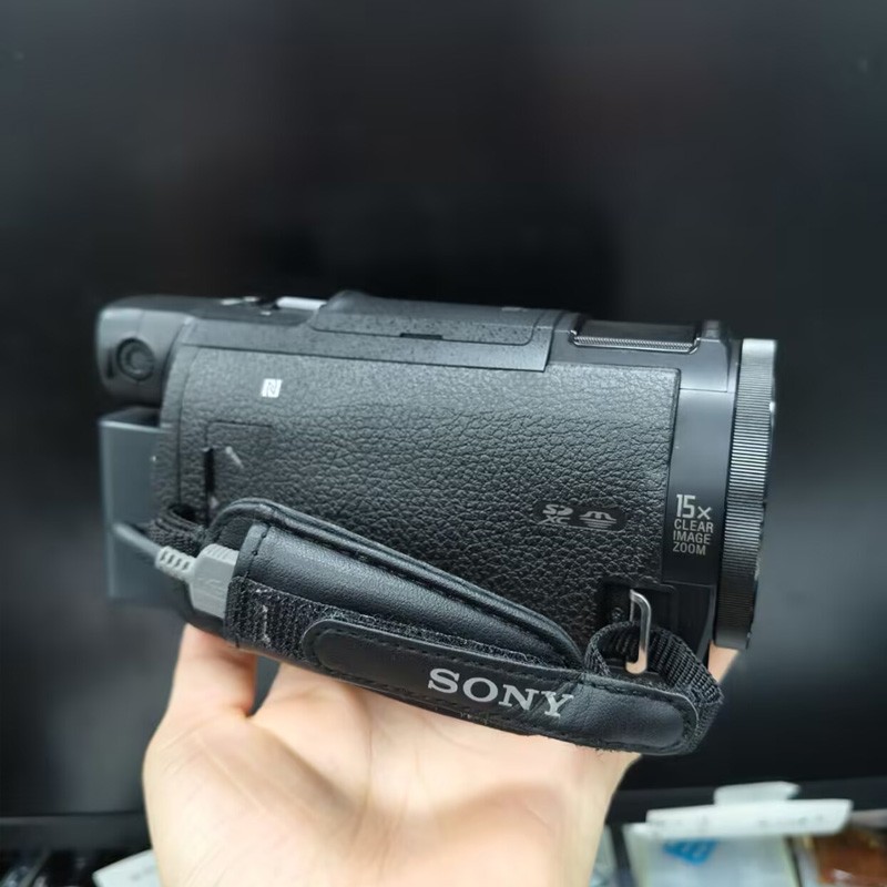 SONY FDR-AXP35 4K Video Camera Handycam 10x Optical Black -English