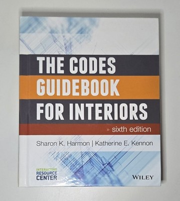 2014 The Codes Guidebook for Interiors 6th Edition Hardcover College Textbook 