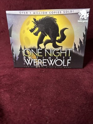One Night Ultimate Werewolf Card Game By Bezier  *Excellent  cond. Never Played