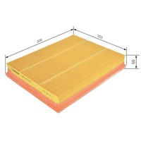 Luftfilter Bosch 1457433578 FüR Alfa Romeo Fiat Gmc Lancia Opel Vauxhall