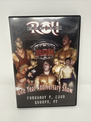 ROH Ring of Honor One Year Anniversary Show DVD Ring Of Honor 2/8/2003 Queens NY