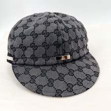 Gucci GG Canvas GG Monogram Logo Web Baseball Cap Hat Mens Large