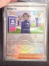Pokémon TCG Englisg Prismatic Evolutions Amarys Reverse Foil Pokeball