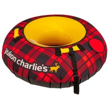 Yukon Charlie  s Timber Tube Snow Sled   Durable Nylon Cover  Heavy-Gauge Tar...