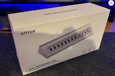Gitfos C1 Powered USB Hub Top Zustand
