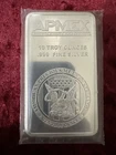 APMEX FACTORY SEALED 10 TROY OUNCE SILVER BAR .999 FINE