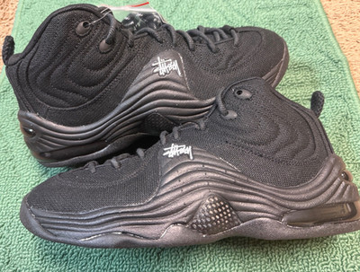 Nike Stussy x Air Penny 2 Black Men's Size 8.5 Shoes DQ5674-001