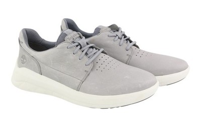 TIMBERLAND A2QA1 Herren EU40 Graue Leder Niedrige Sneakers GreenStride ReBOTL