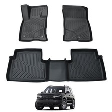 Car Floor Mats for 2021-2023 Ford Bronco Sport 2022-2023 Ford Maverick Black