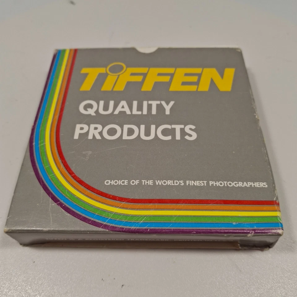 Vintage Tiffen 82mm Clear Filter – Pre-UPC Era – Mint in Box w/ Booklet – Legacy - Image 4 of 4