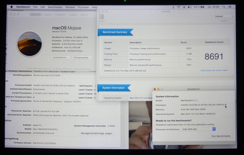  Carte mère MacBook Pro 13" A1502 fin 2013 2014 2,6 GHz i5 8 Go 820-3476-A |aXa - Photo 7/8