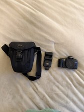 Canon RebelG EOS 35mm Camera Body With Case And Sunpack Auto 144 PC