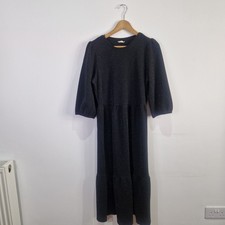 HUSH Athena Sparkle Jersey Tiered Midi Dress Size 10 NEW BNWT £79.00