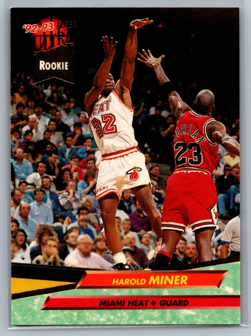 Harold Miner trading card