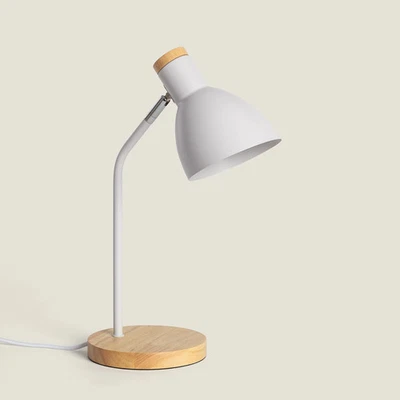 Lampe de Bureau Flex Aluminium et Bois Luxo - Photo 1/3