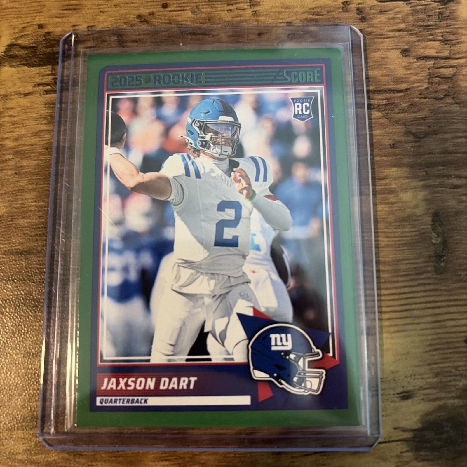 2025 Score - Rookies Jaxson Dart #35 Green (RC)