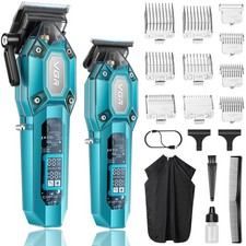 Professional Hair Clippers for Men, Cordless Barber Clippers and Trimmers Set...