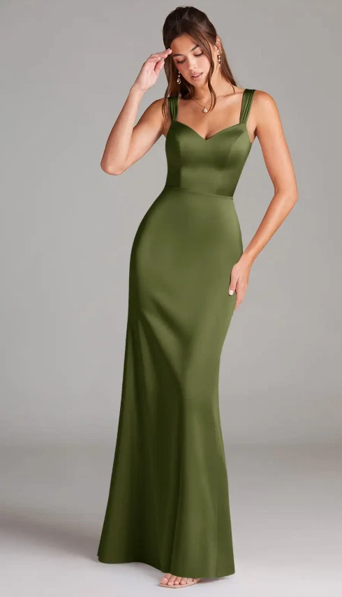 beading prom dresses Amazing Long Dark Green Mermaid Sleeveless With Lace Width:D (Standard) Refresh the garment with A little lace slip 20250312_FP