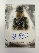 Topps Star Wars Stellar Signatures Chewbacca Autograph Joonas Suotamo Card