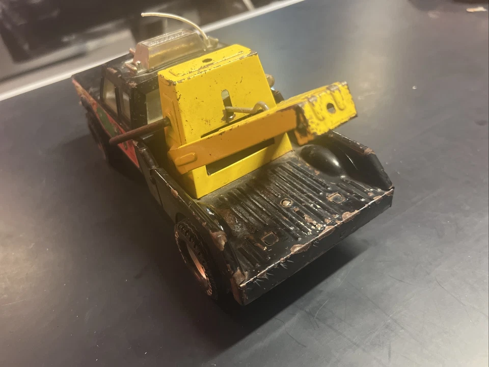 Vintage NYLINT 1970s Ford Super Tow'D Wrecker Tow Truck Pressed Steel - Image 3 of 4