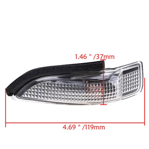 Fit For Toyota Venza 2014-2015 Left Side Turn Signal Light Mirror Repeater Lamp - Picture 7 of 11