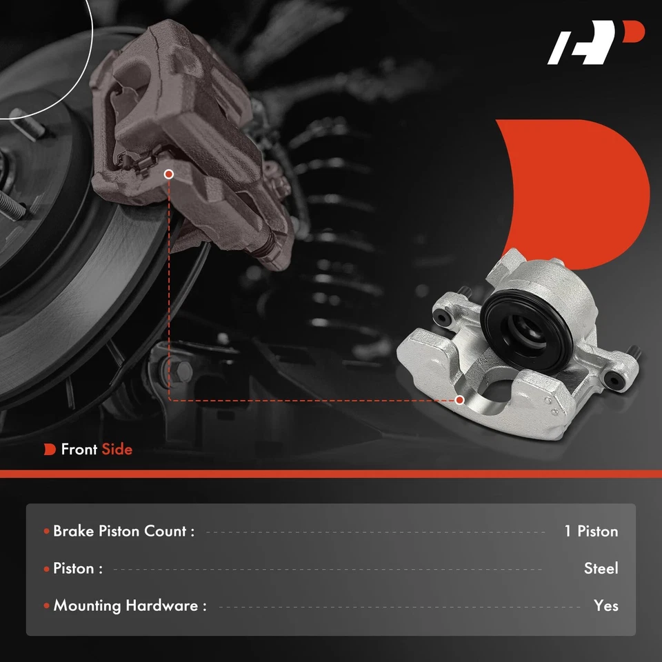 Pinza de freno delantera A-Premium para Ford Mustang LTD Lincoln Town Car Mercury Foto 2 de 4