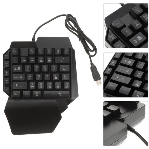Hintergrundbeleuchtung Halb Gaming Programmierbare E-Sport Gaming Tastaturen - Bild 4 von 12