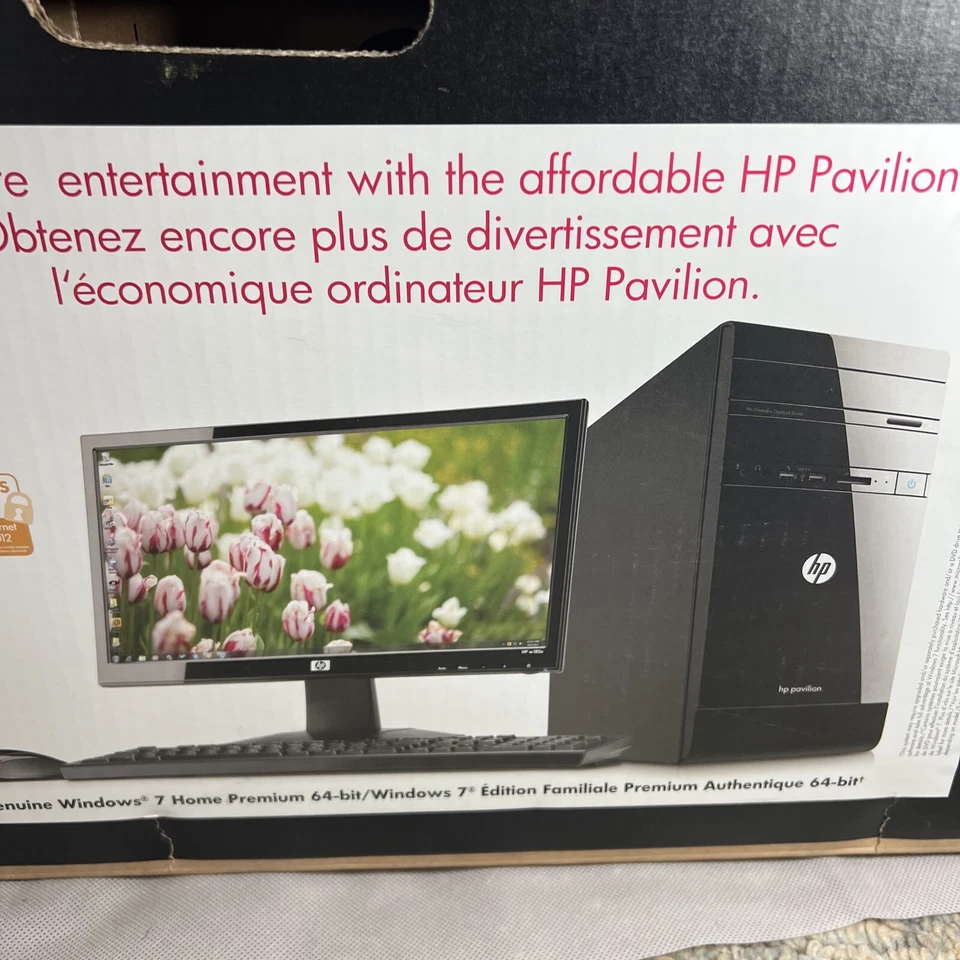HP Pavilion p2-1033wb (500GB, AMD E300, 1.3GHz, 3GB) PC Desktop - Window 7 New - Image 2 of 4