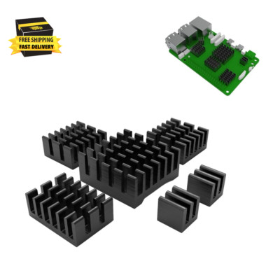 6 Piece Heatsink Set for Raspberry Pi 5      