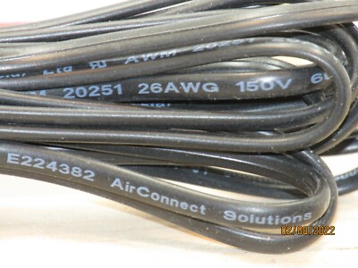The listing is for: (1) RJ11 Straight Modular Telephone Cable, Black, 9ft-ID2