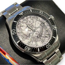 Montblanc 1858 Iced Sea Automatic Date MB130793 Silver Dial Men's Watch Jp Mint 3