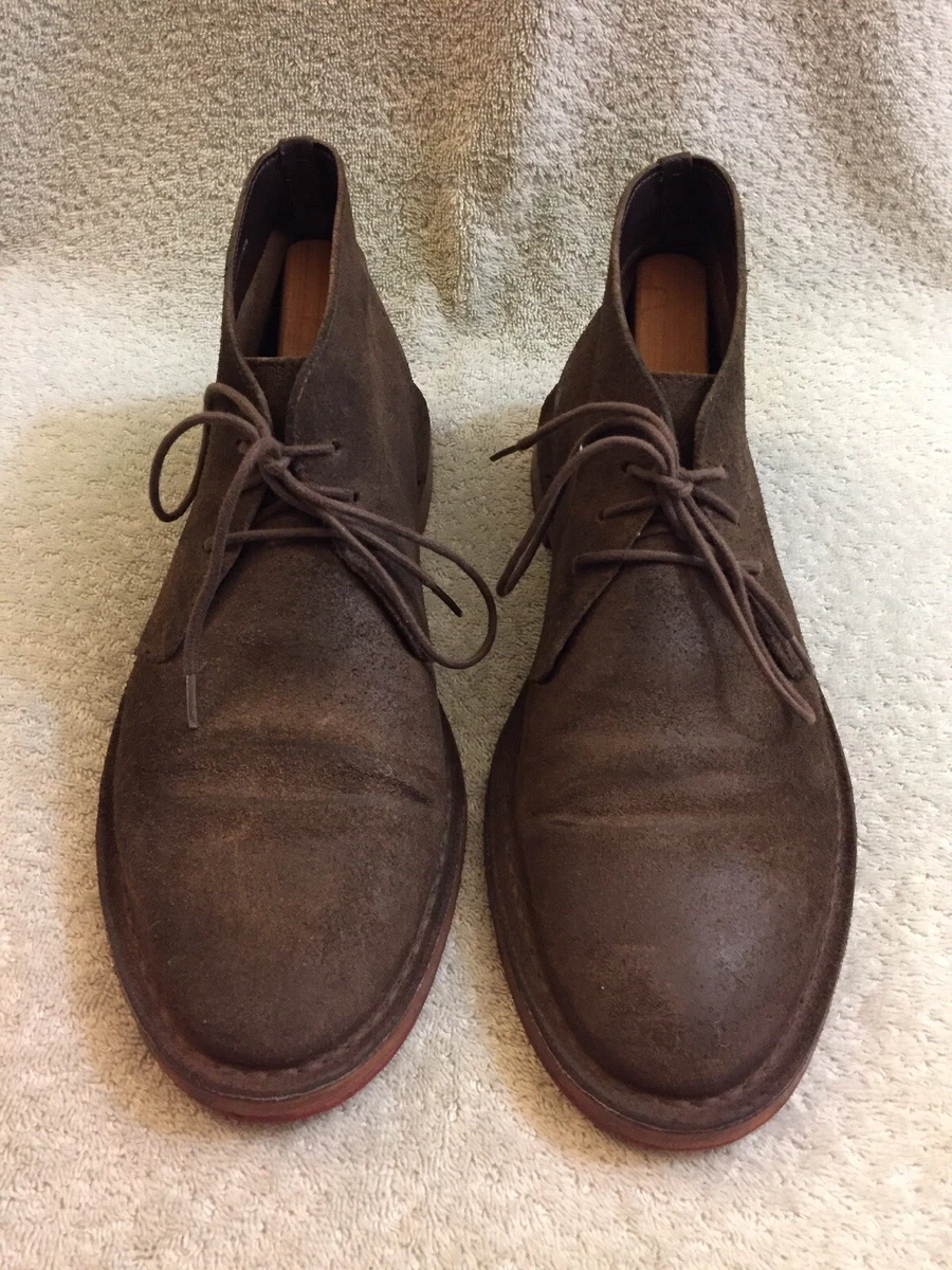 Cole Haan Paul Brown Distressed Leather Paul Chukka Boots C09565 Men s US 8 M
