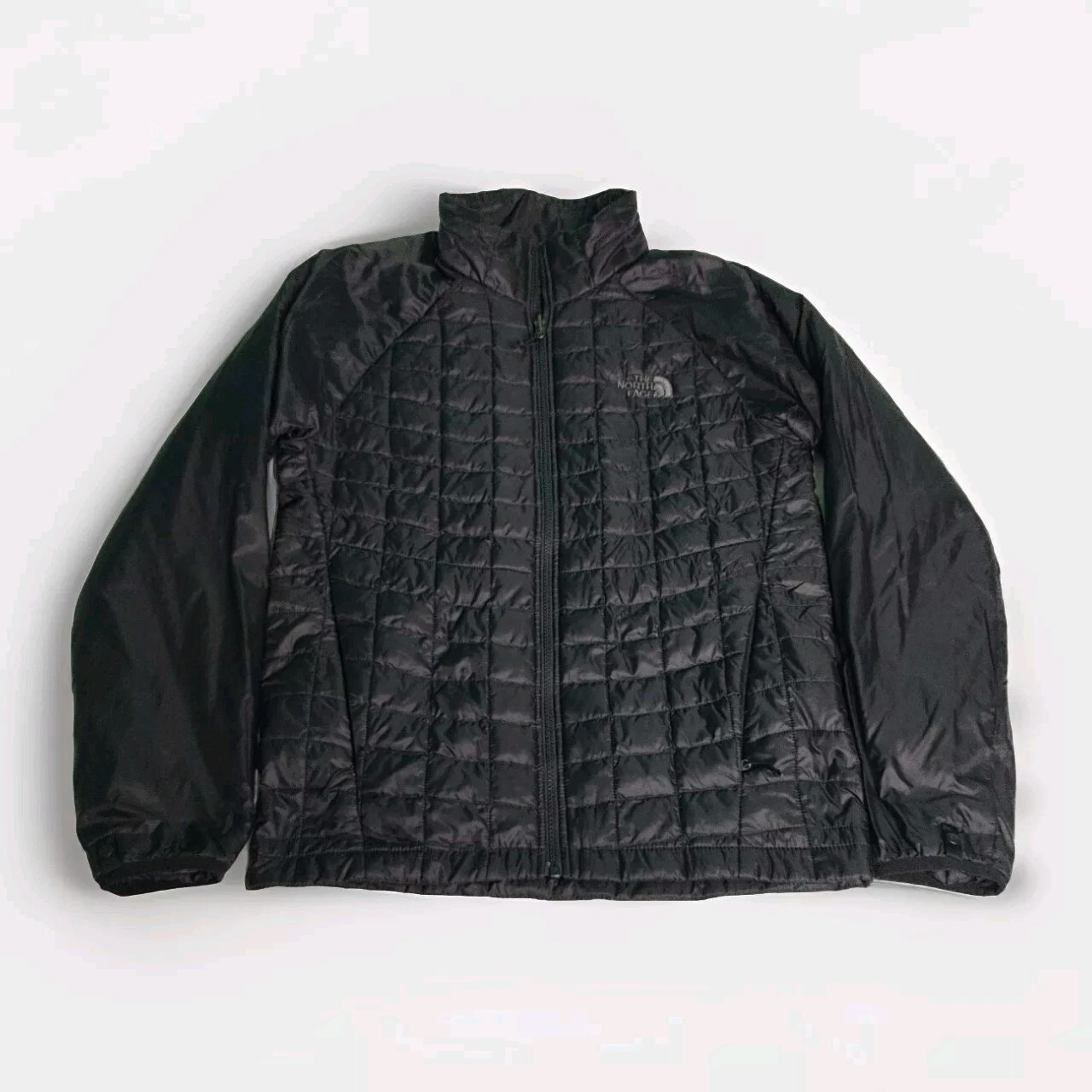 The North Face Thermoball PrimaLoft Jacket Mens Size S Black Quilted Puffer