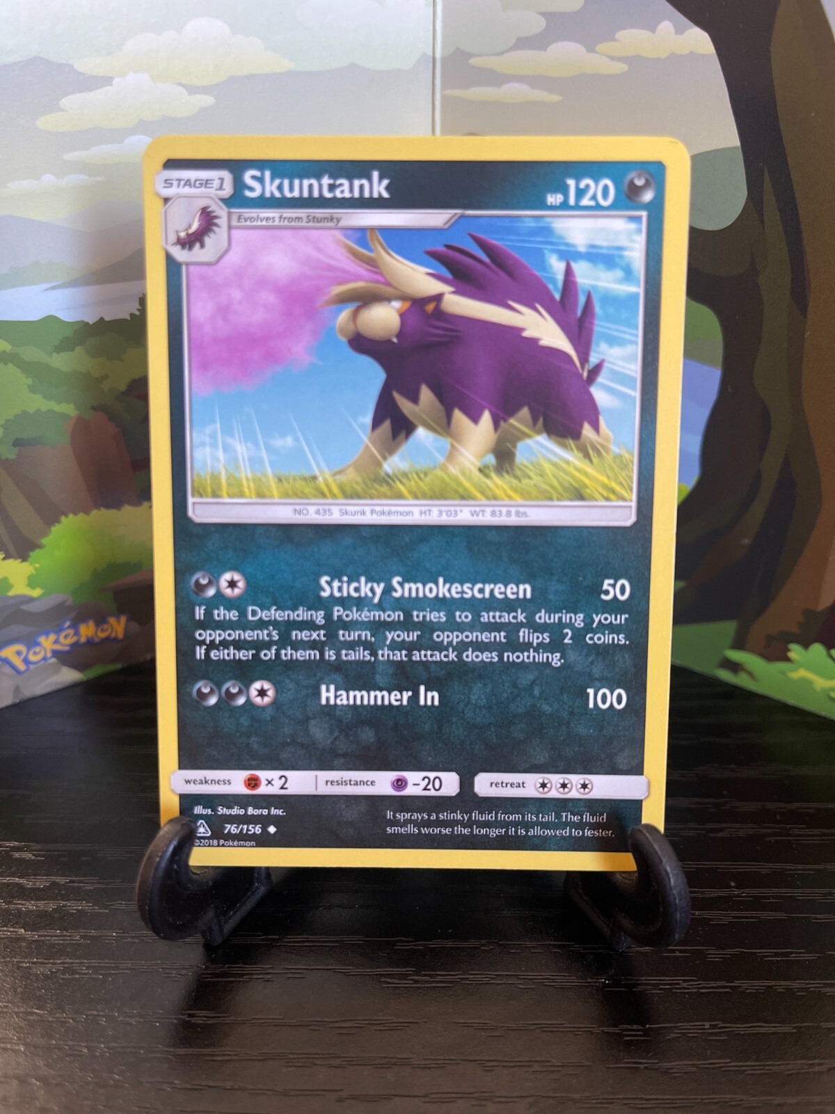 Skuntank 76/156 - Ultra Prism - Uncommon - Pokemon Card TCG - LP